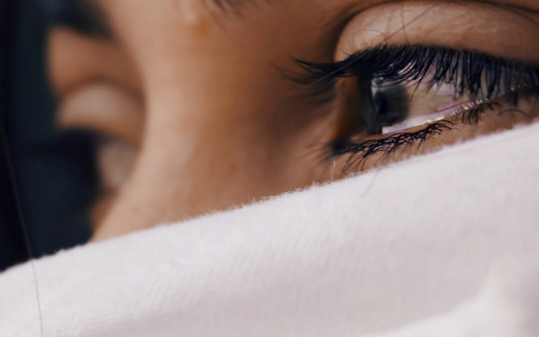 Close up image of woman's eyes